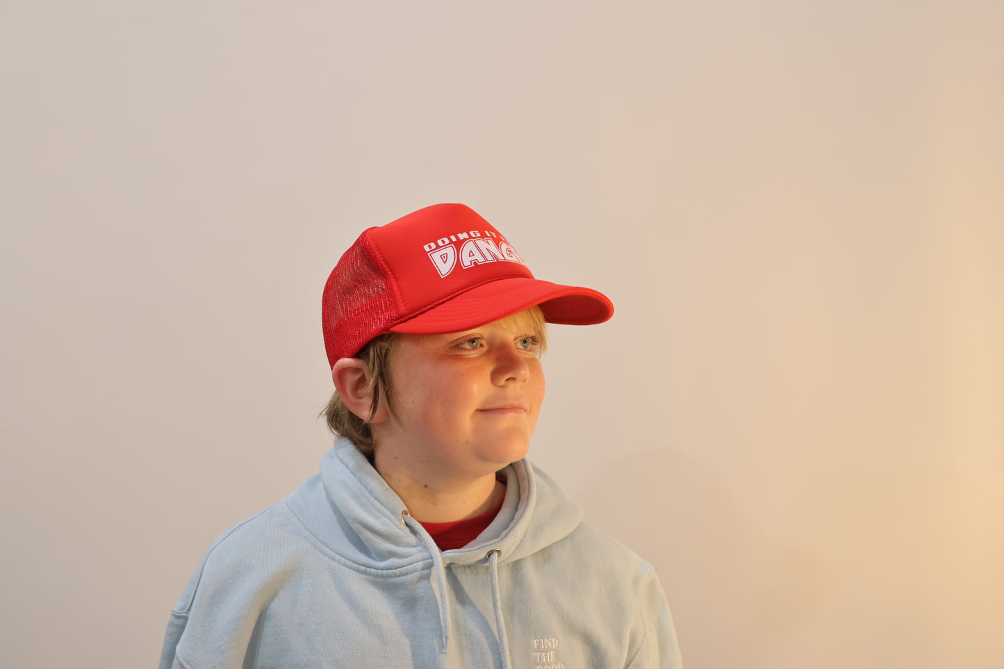 Doing It For Danger Trucker Hat Kids