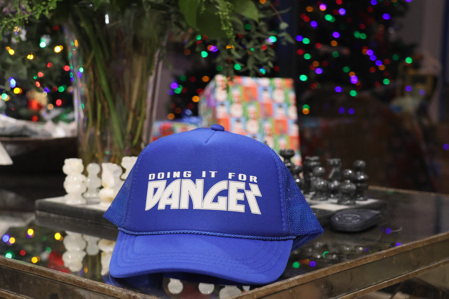 Doing It For Danger Trucker Hat Adult