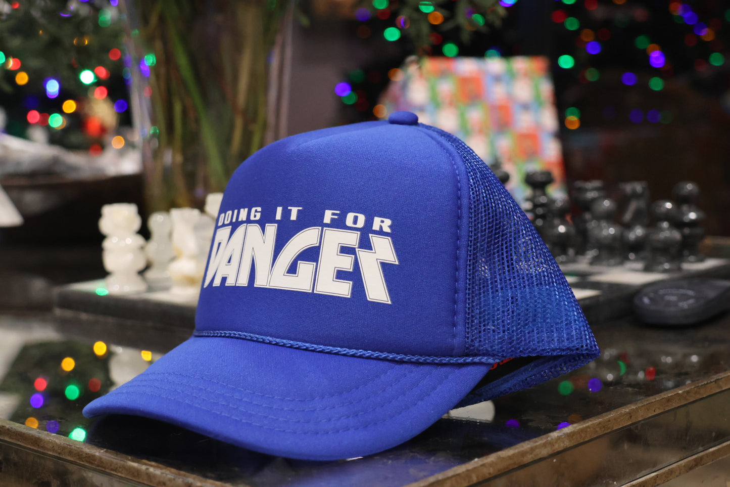 Doing It For Danger Trucker Hat Adult