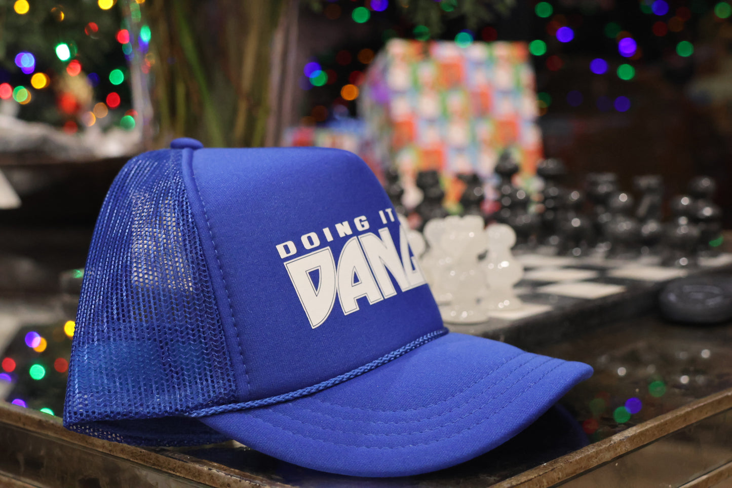 Doing It For Danger Trucker Hat Adult